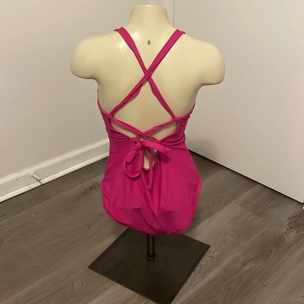 Kona Sol Pink Boho Vibes One Piece Swimsuit Size Medium